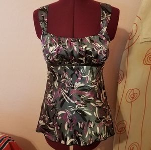 I.N Satin sleeveless blouse S